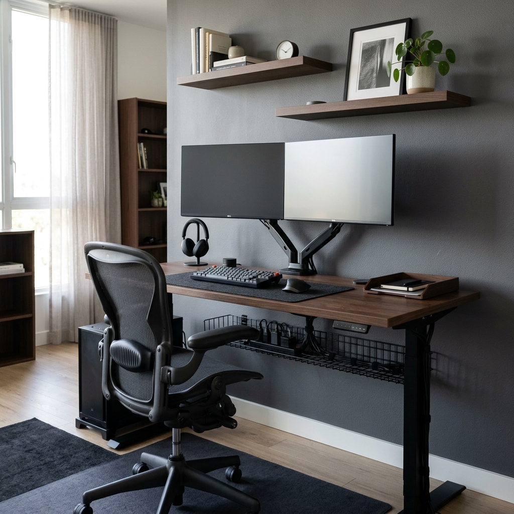 Professional home office setup